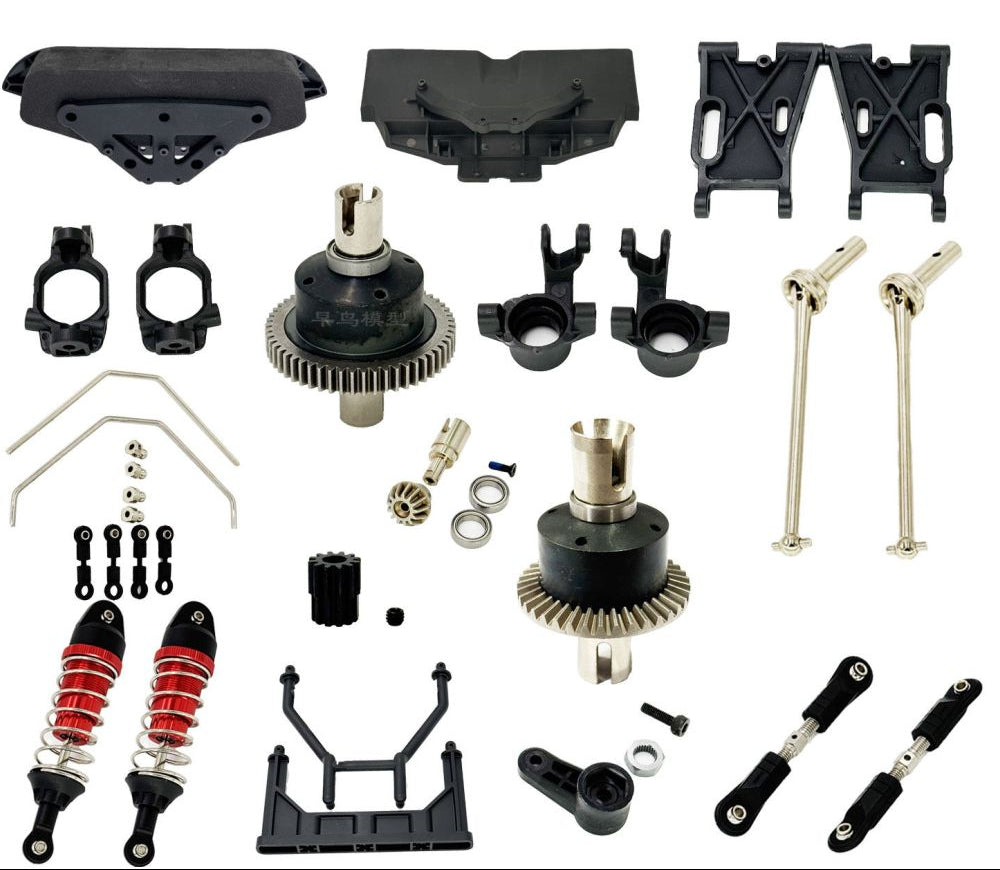 Megasin 7303 Citroen Upgraded Parts Vulnerable Small Monsters Brushless Remote Control Vehicle Bigfoot Off road Vehicle Vulnerable Parts image 0