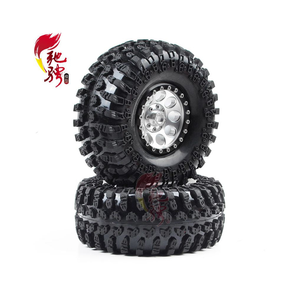 Traction Hobby 2nd Generation All Performance Crawler Metal Tires 1 inch Wheels and Tires image 0