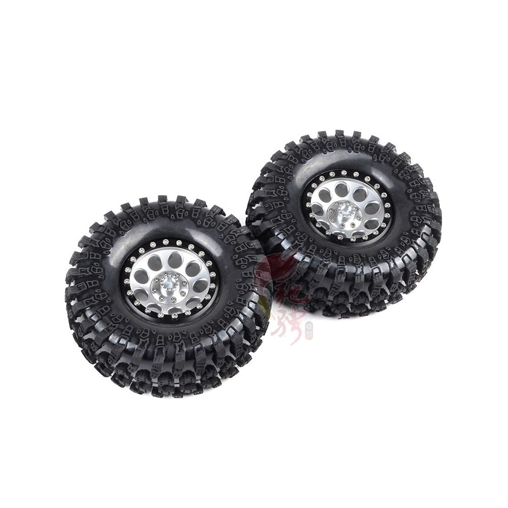 Traction Hobby 2nd Generation All Performance Crawler Metal Tires 1 inch Wheels and Tires image 2
