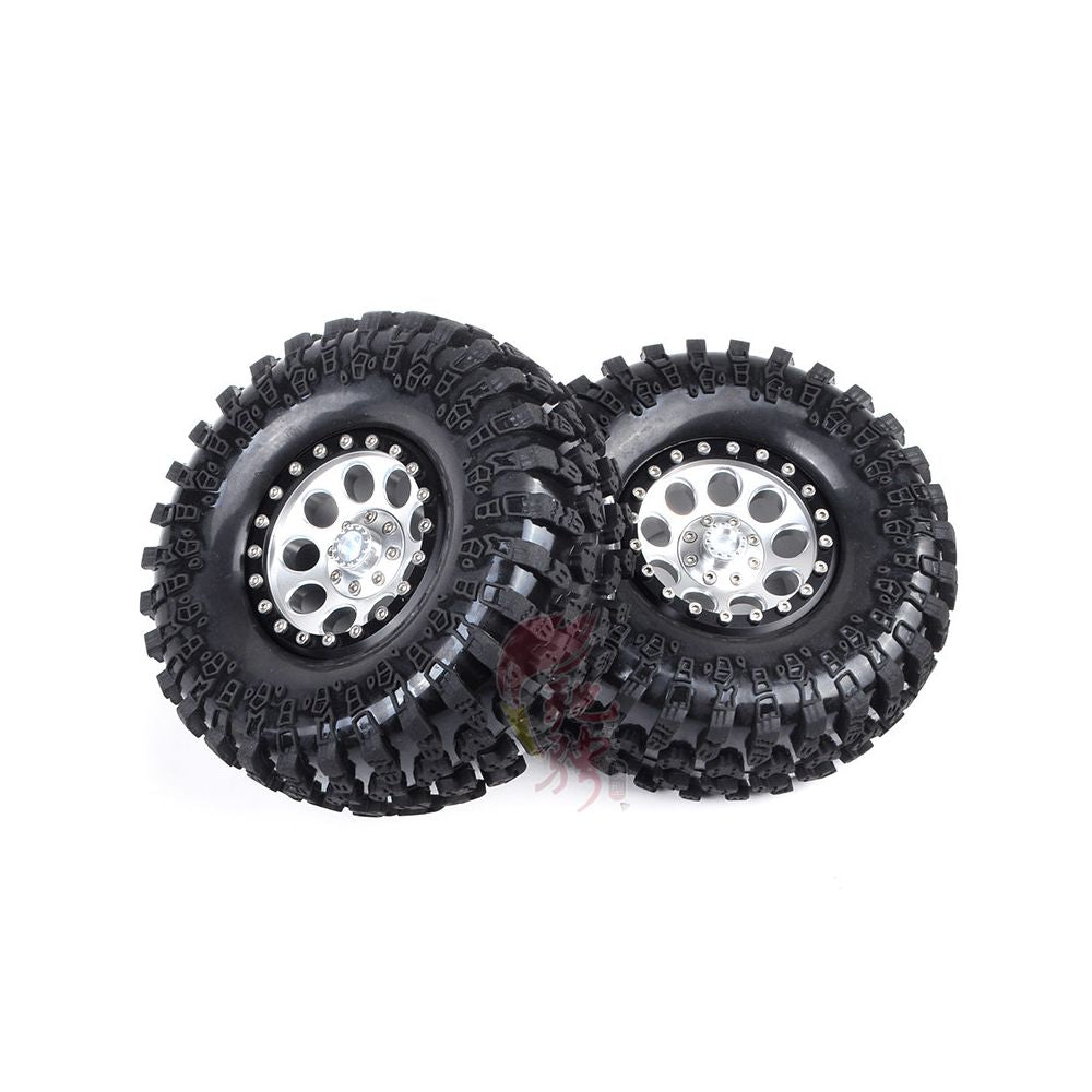 Traction Hobby 2nd Generation All Performance Crawler Metal Tires 1 inch Wheels and Tires image 3