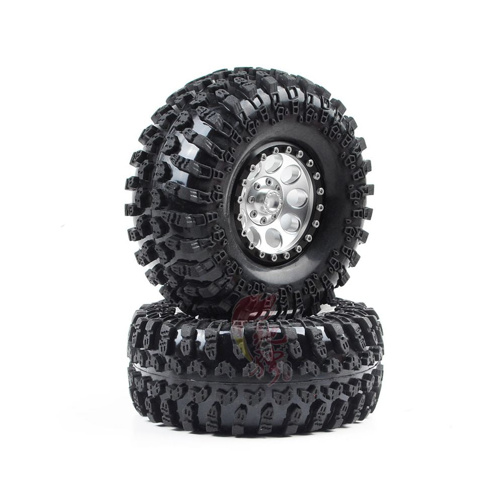 Traction Hobby 2nd Generation All Performance Crawler Metal Tires 1 inch Wheels and Tires