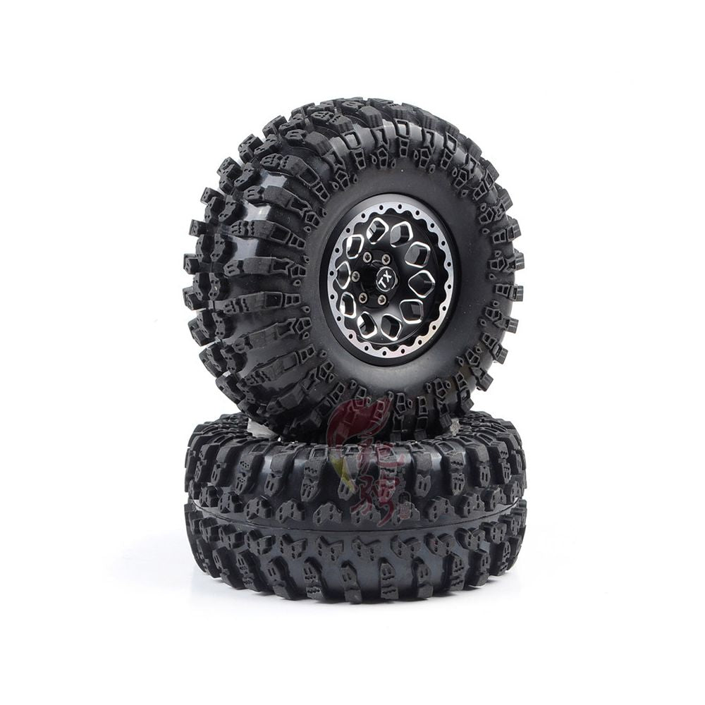 Traction Hobby 2nd Generation All Performance Crawler Metal Tires 1 inch Wheels and Tires