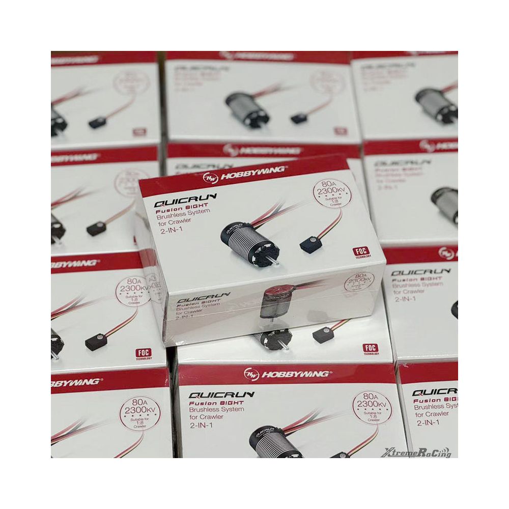 Hobbywing Fusion 8IGHT 1 8 scale sensor activated brushless waterproof all in one motor and ESC image 0