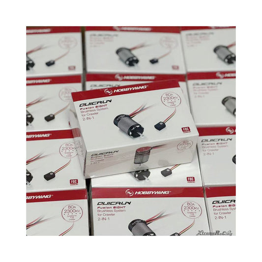 Hobbywing Fusion 8IGHT 1 8 scale sensor activated brushless waterproof all in one motor and ESC image 0